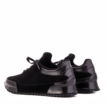 Vinci Leather Shoes The Hudson Black Suede Men Sneaker