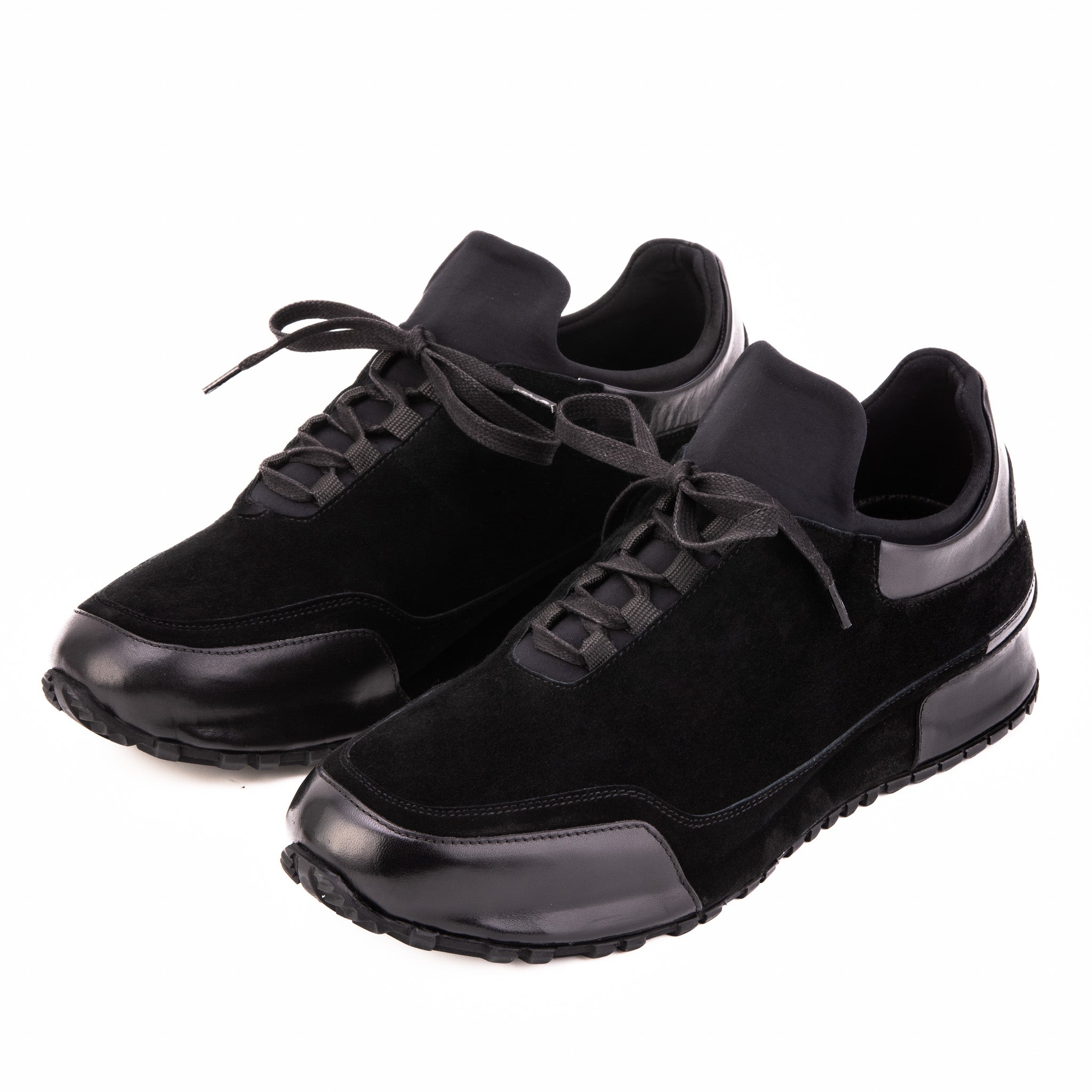 Vinci Leather Shoes The Hudson Black Suede Men Sneaker