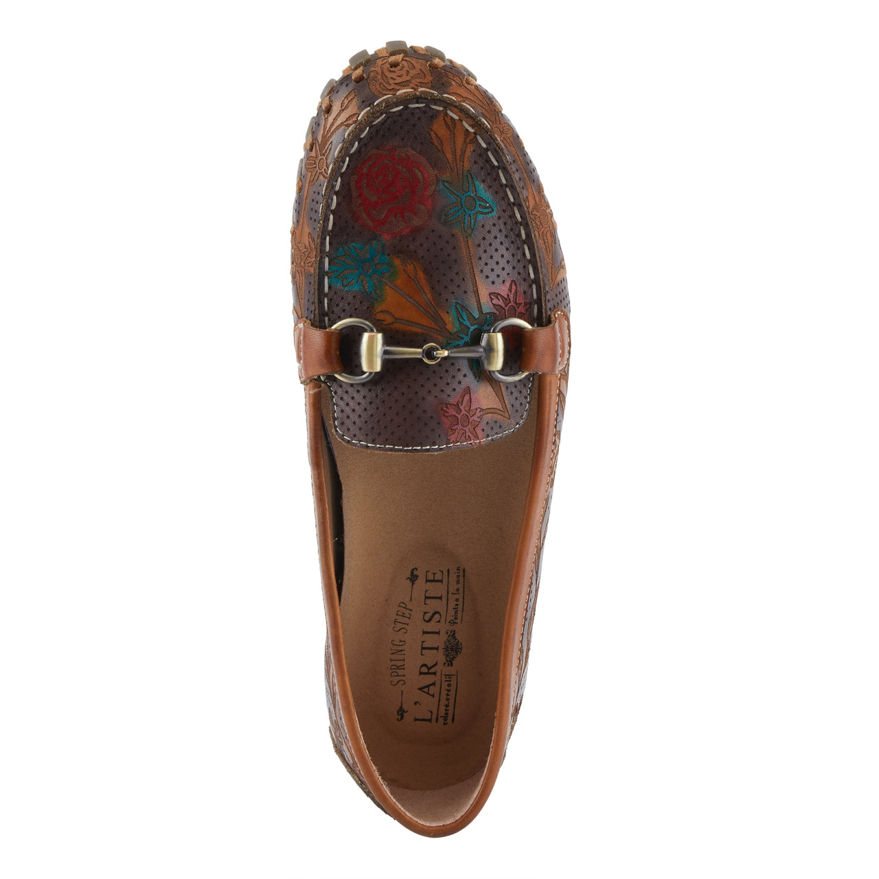 Handcrafted L'ARTISTE DELAVIGNE SHOES featuring intricate floral designs and premium leather