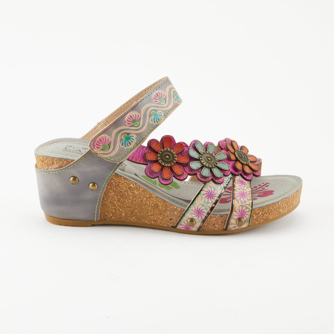 L'ARTISTE DELIGHT SLIDE SANDALS