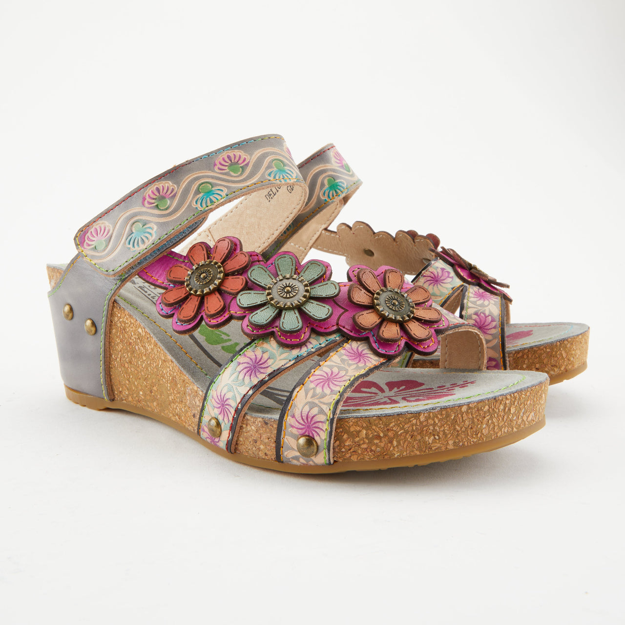 L'ARTISTE DELIGHT SLIDE SANDALS