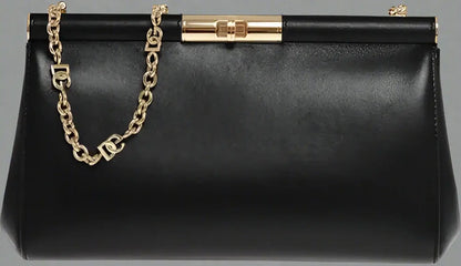 Dolce & Gabbana Black Calfskin Clutch Bag