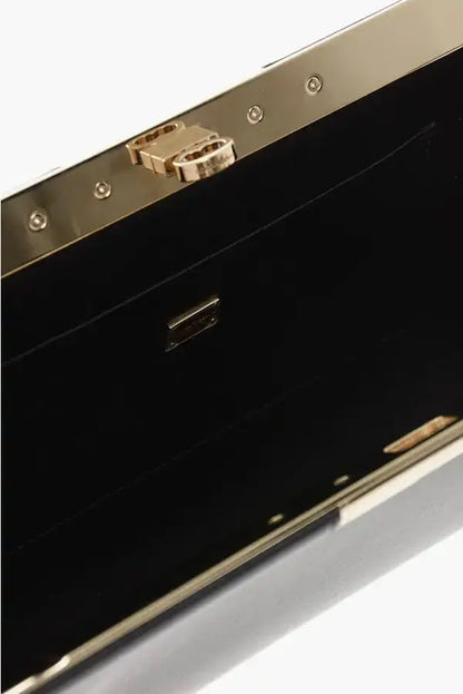Dolce & Gabbana Black Calfskin Clutch Bag