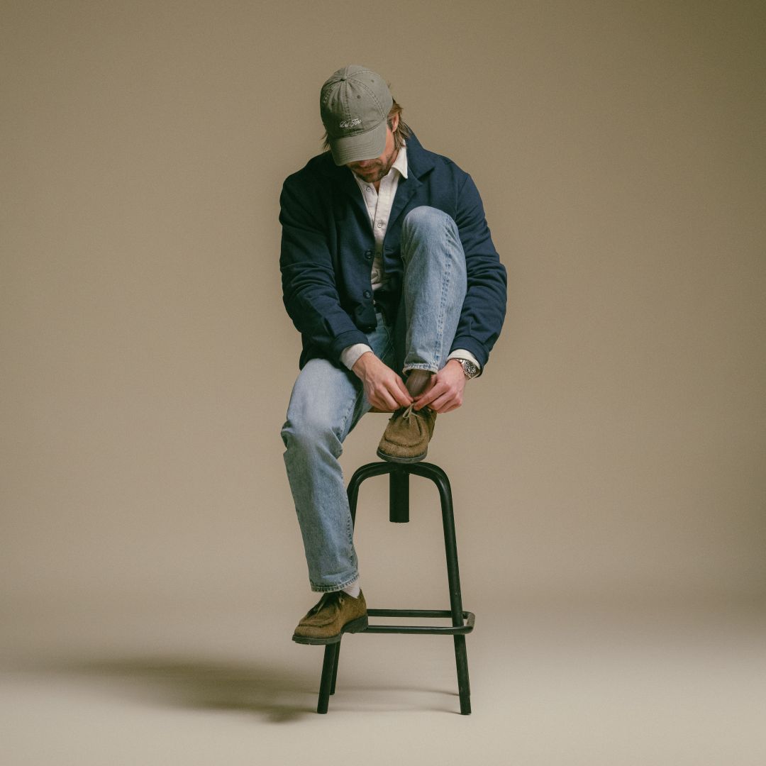 Del Toro Shoes Men's Antelope Textured Suede Tuscan Moc Boot