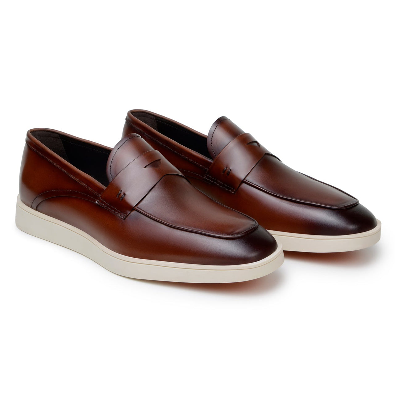 Buy Maurizio Cognac Men’S Nappa Leather Penny Loafer - Men from Don’t Panic Shoes | Best Prices & Fast Shipping