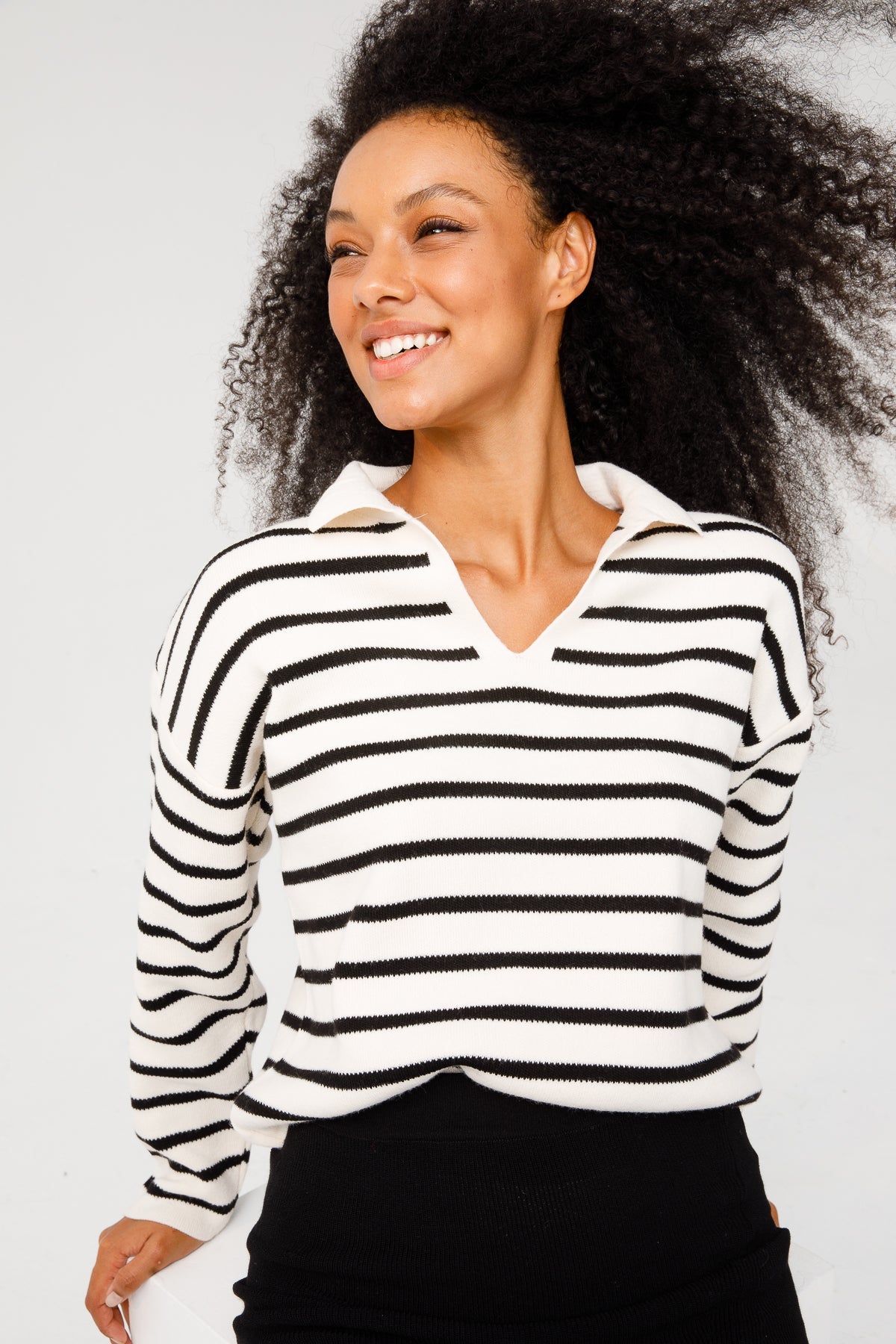 The Tuna Black Leather Mid Calf Women Boot