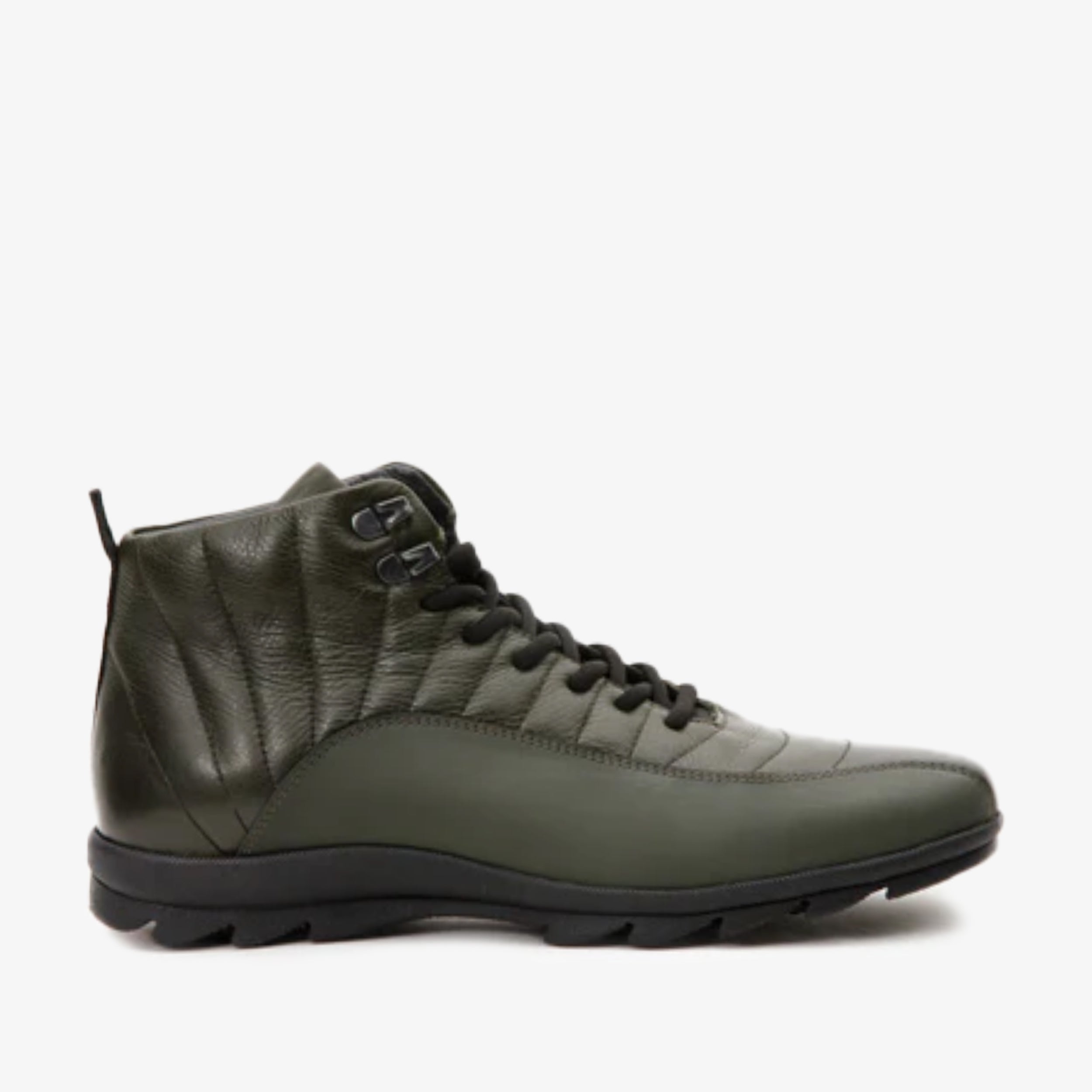 The Merter Green Leather Casual Lace-Up Men Boot Final Sale!
