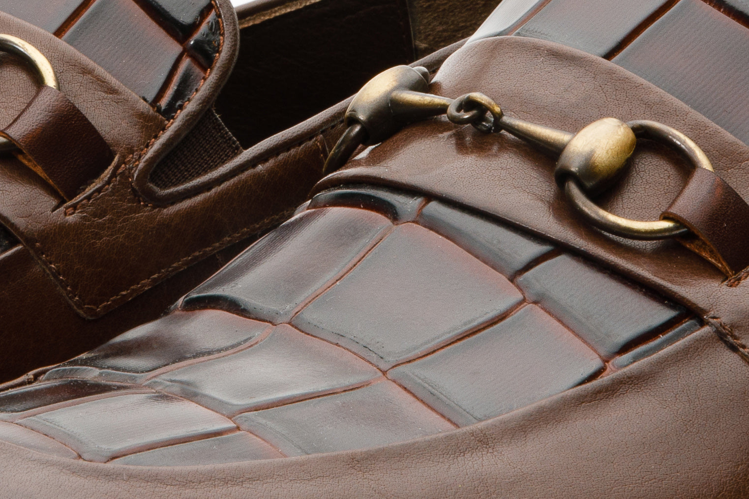 The Pusan Brown Leather Bit Loafer Men Shoe Final Sale!