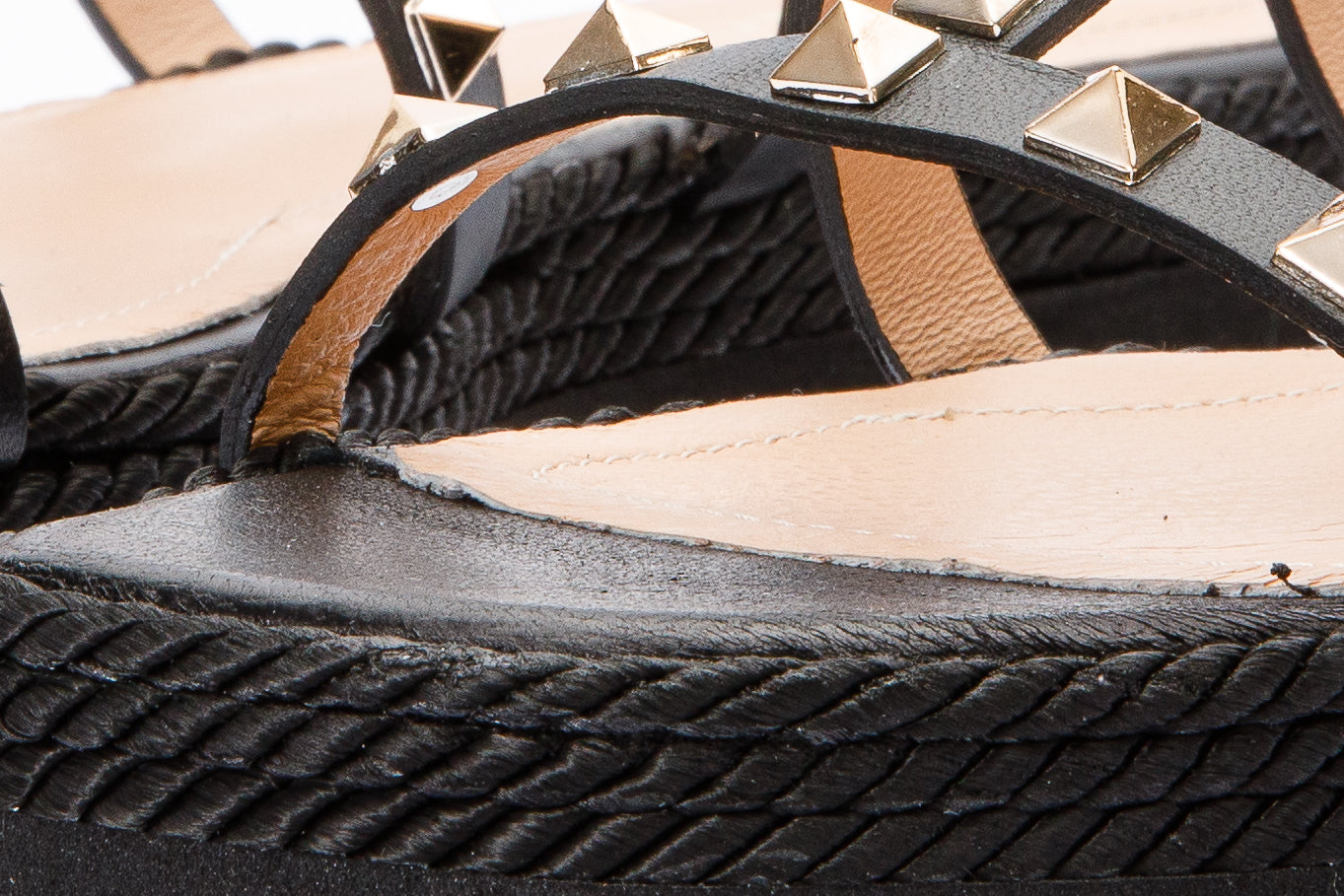 The Seul Black Leather Multi Strap Flat Women Sandal Final Sale!