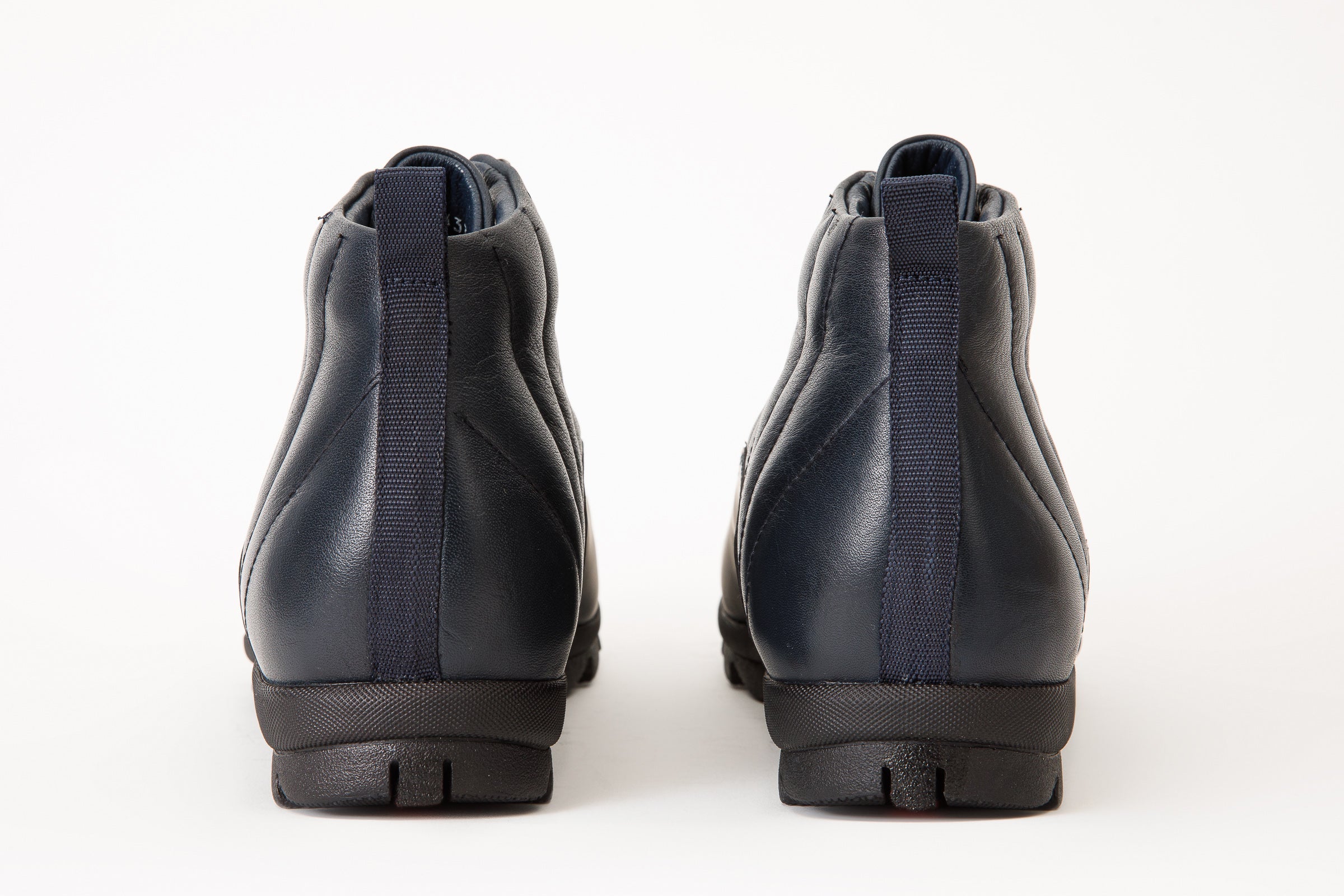 The Merter Navy Blue Leather Casual Lace-Up Men Boot Final Sale!