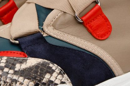 The Ottoman Multicolor Leather Ankle Women Boot Final Sale!