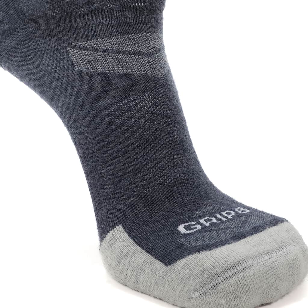 3 Pack Denim - Run No Show Runweight Merino Wool Sock