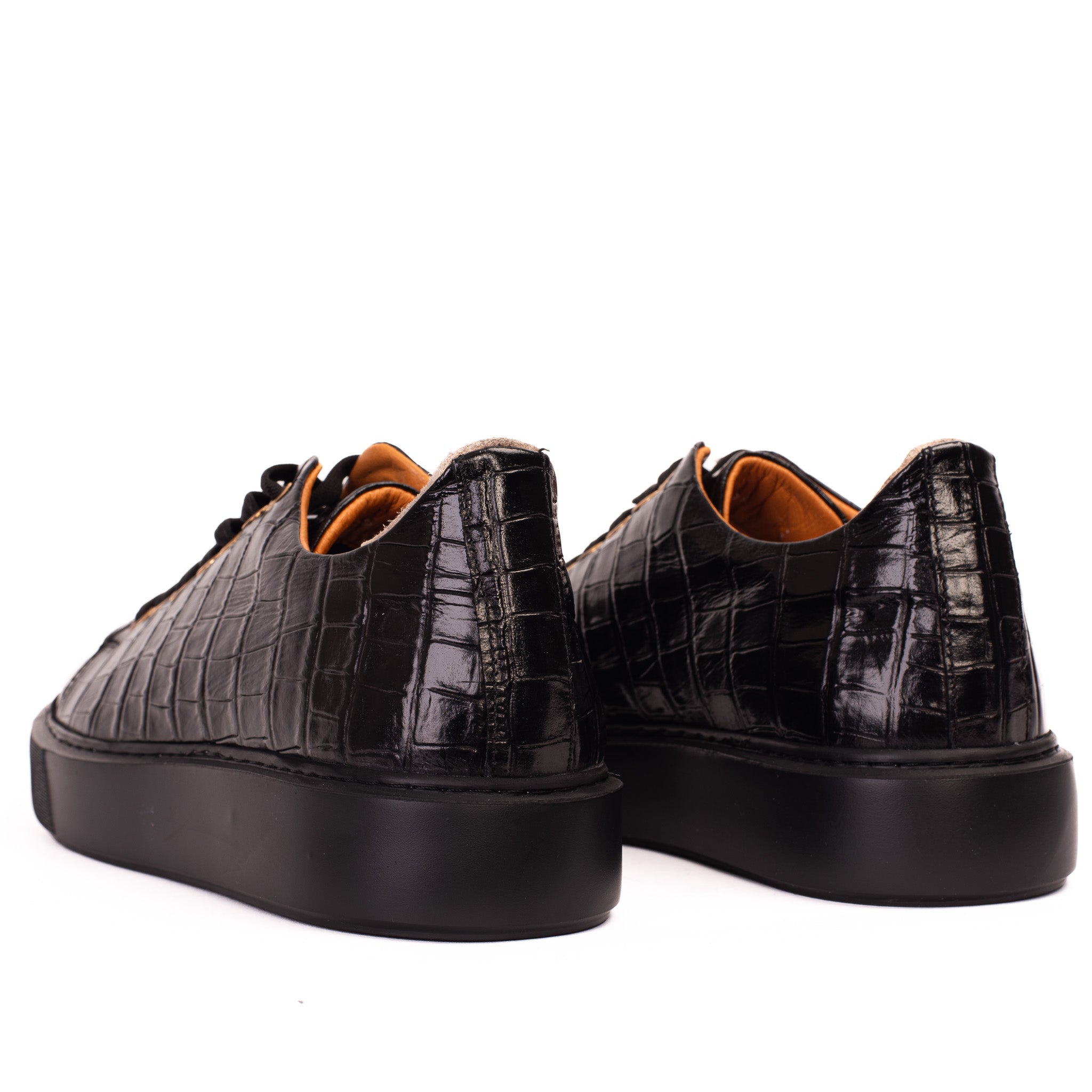 Vinci Leather Shoes The Dublin Black Leather Men Sneaker