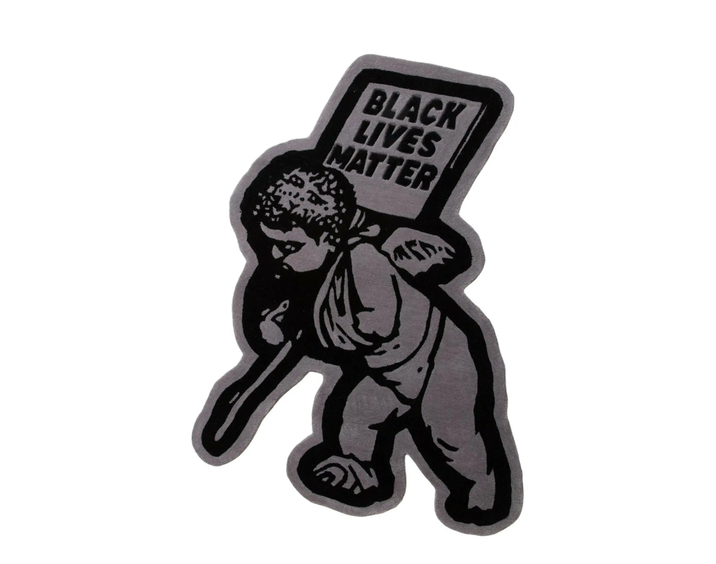 Prps Cherub BLM Rug Black/Grey