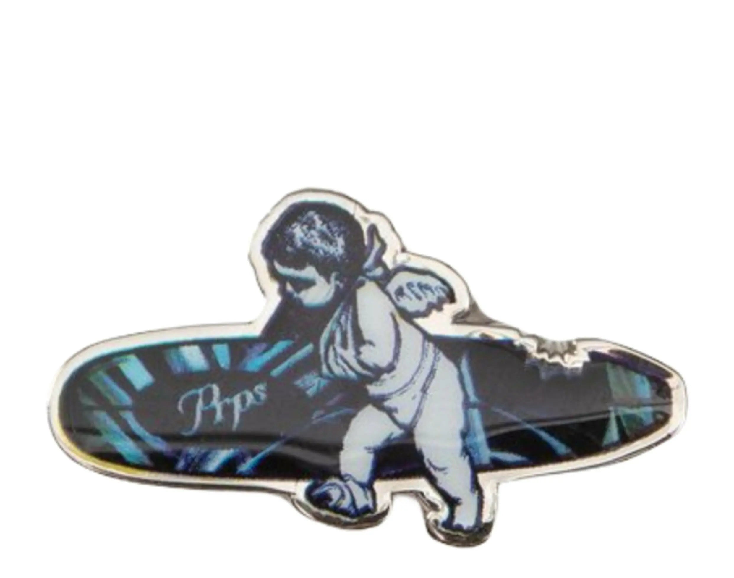 Prps Surf Lapel Pin Nickel