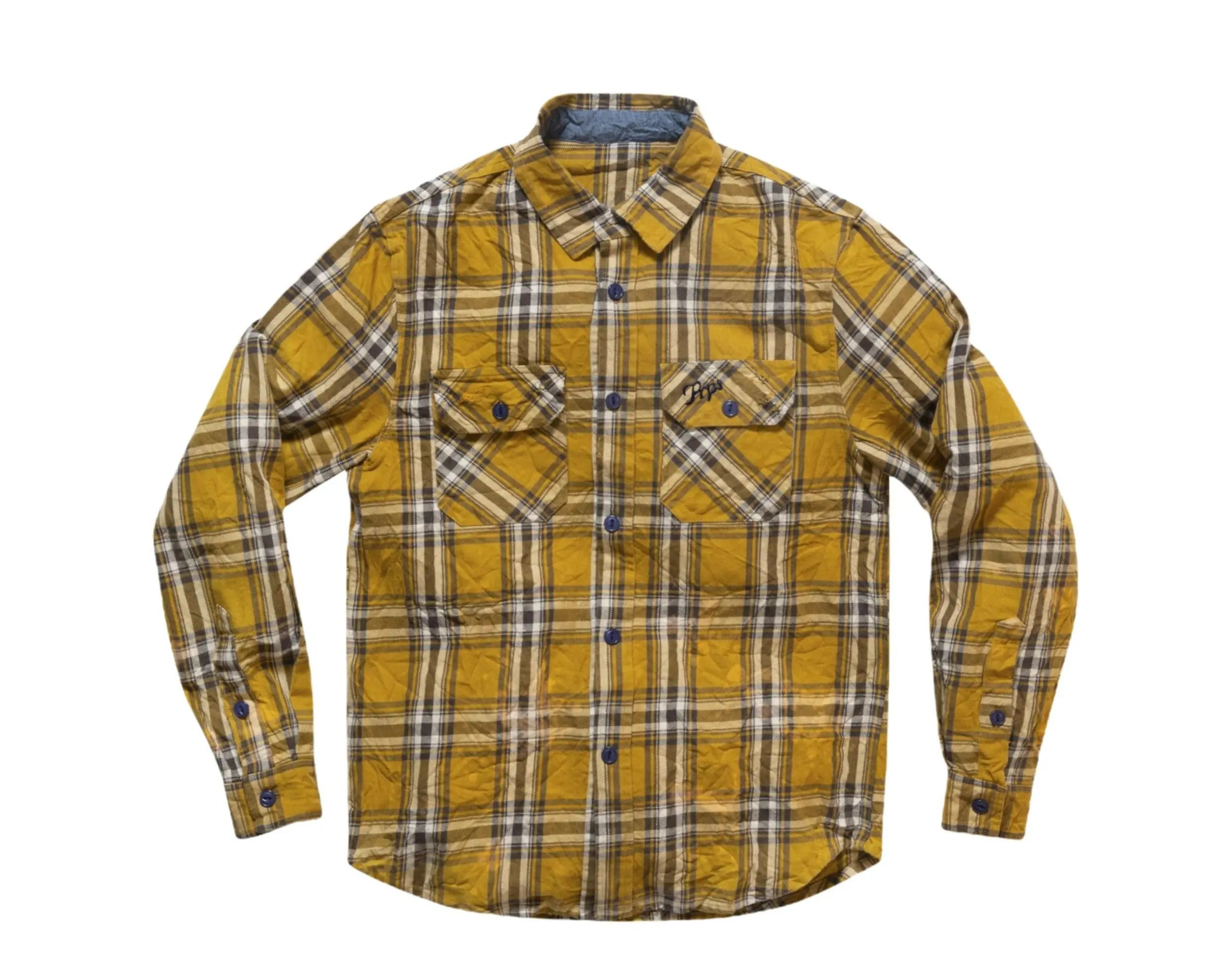 Prps Biner Plaid Men's Button Down Shirt