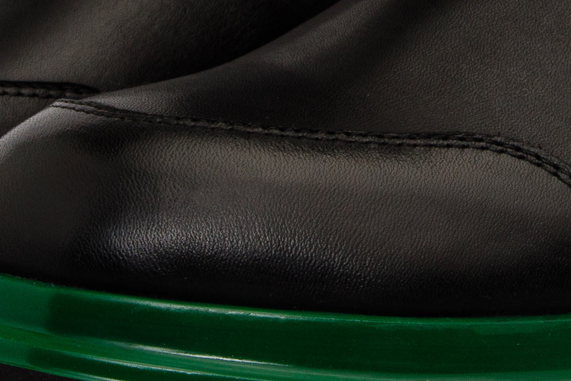 The Yako Black Leather Mid Calf Women Boot Final Sale!