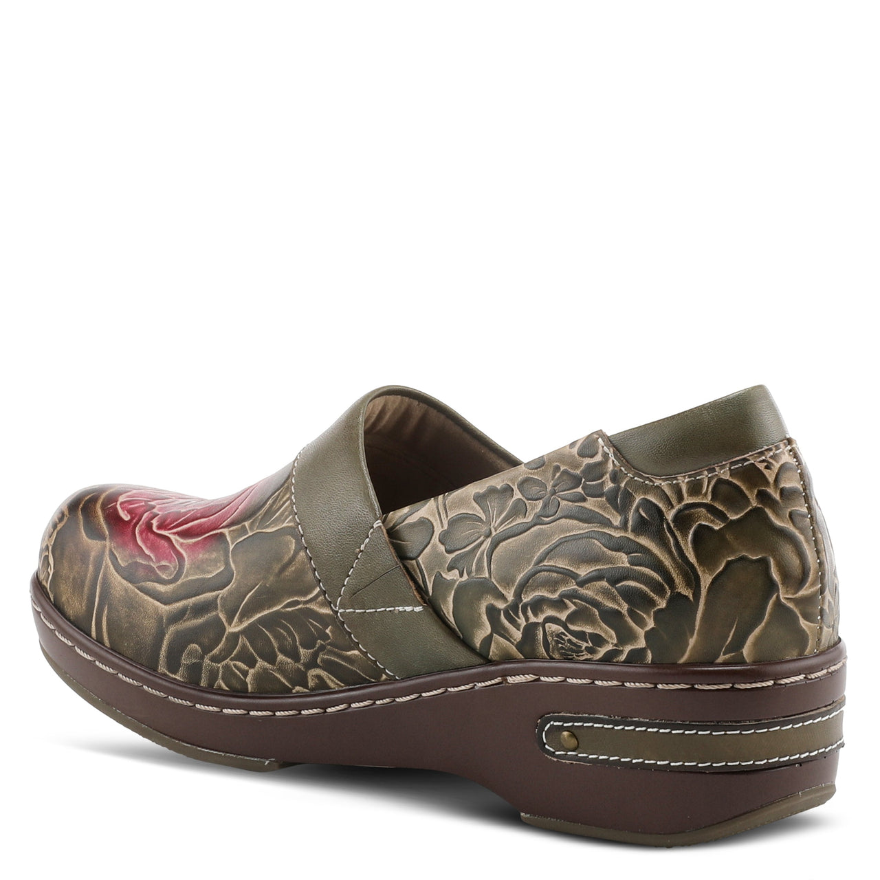 L`ARTISTE ELKAYJAY SLIP-ON CLOGS