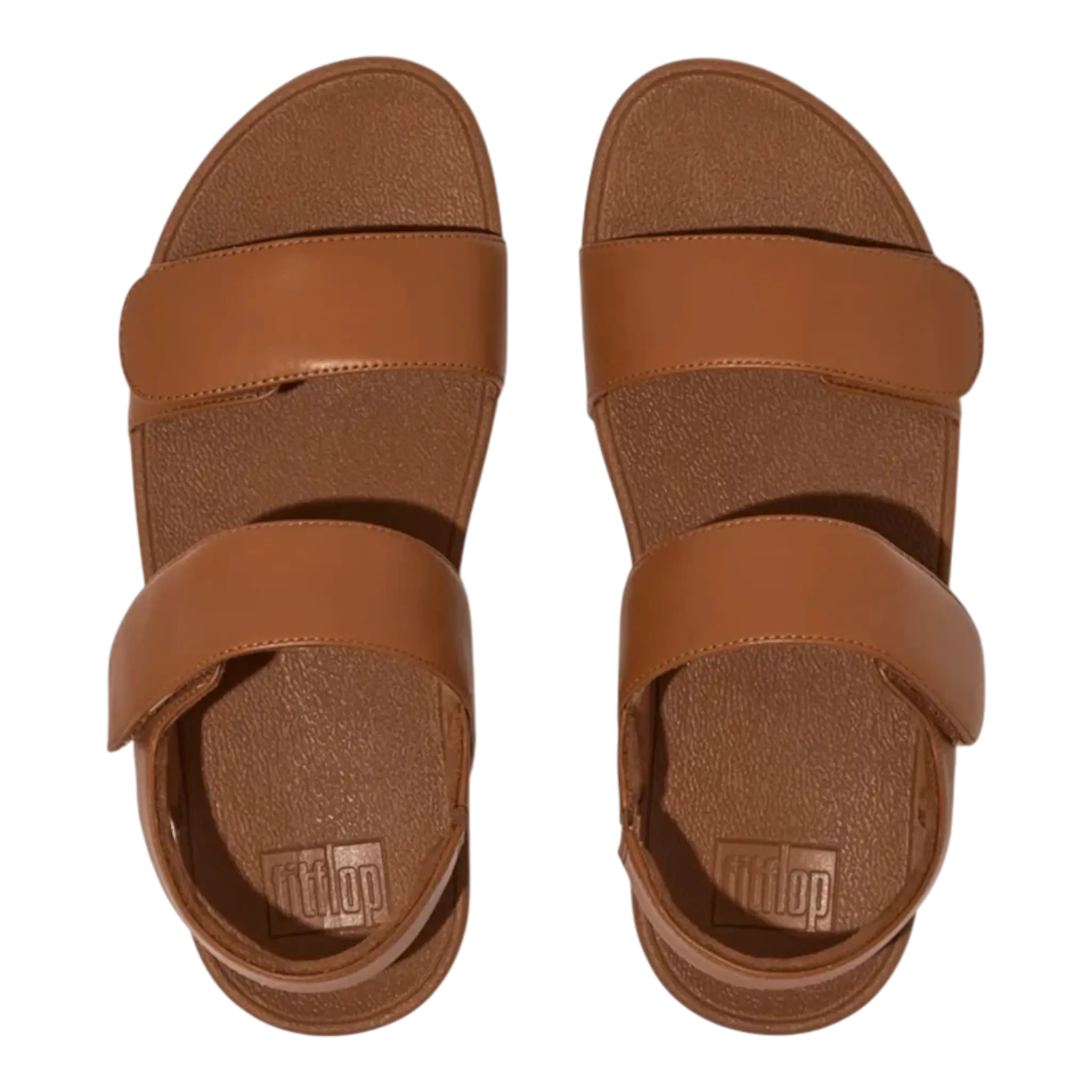FitFlop Lulu Leather Back Sandals Women's Leather Light Tan