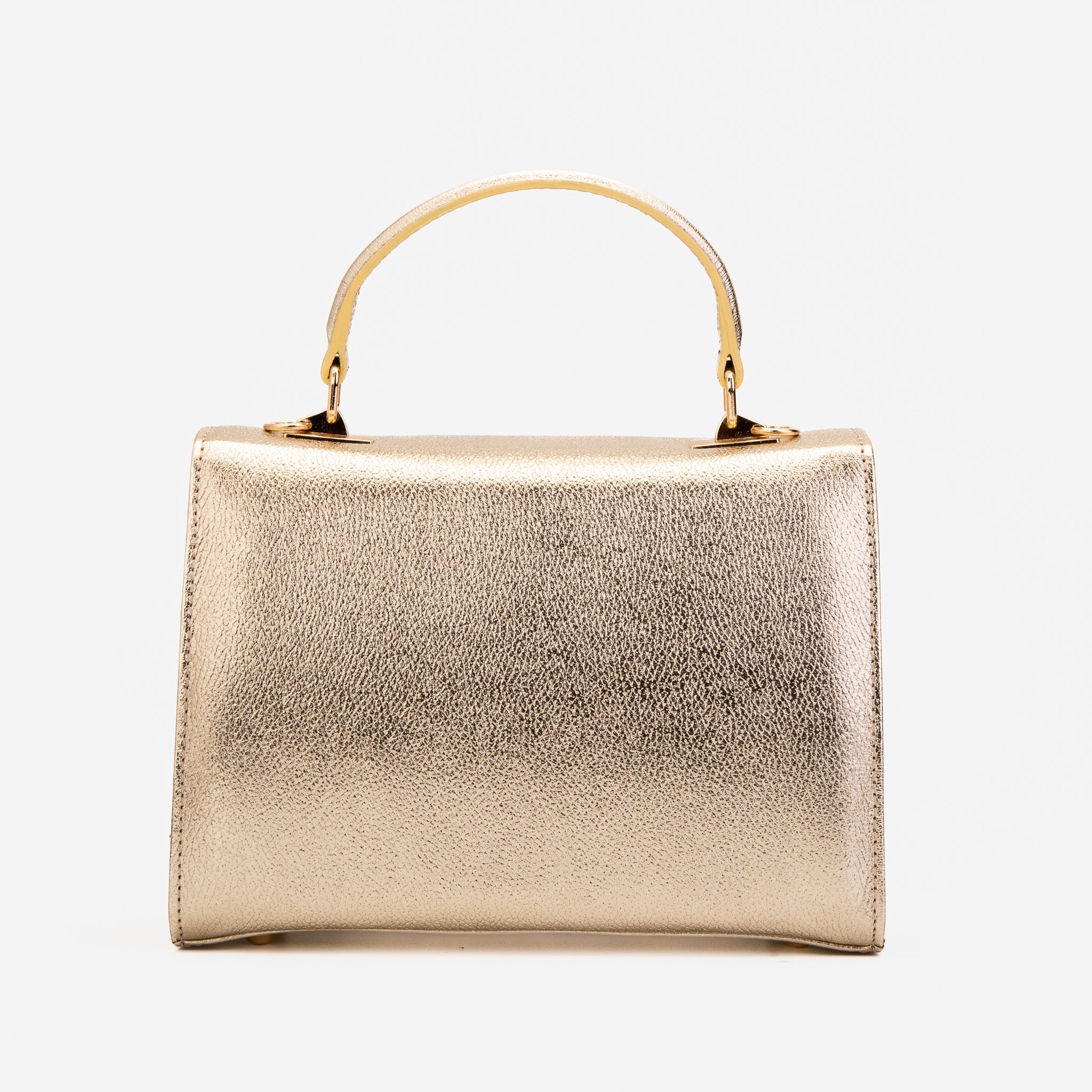 The Ege Gold Leather Handbag