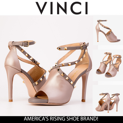 The Ribnica Beige Leather Ankle Strap Women Sandal