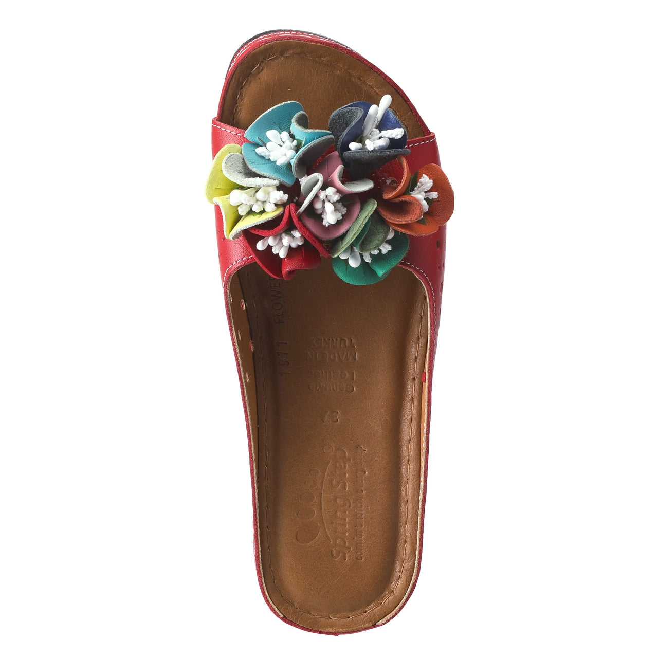 Buy Spring Step Flowerchild Women’s Leather Multi-Color Sandal - Sandals from Don’t Panic Shoes | Best Prices & Fast Shipping