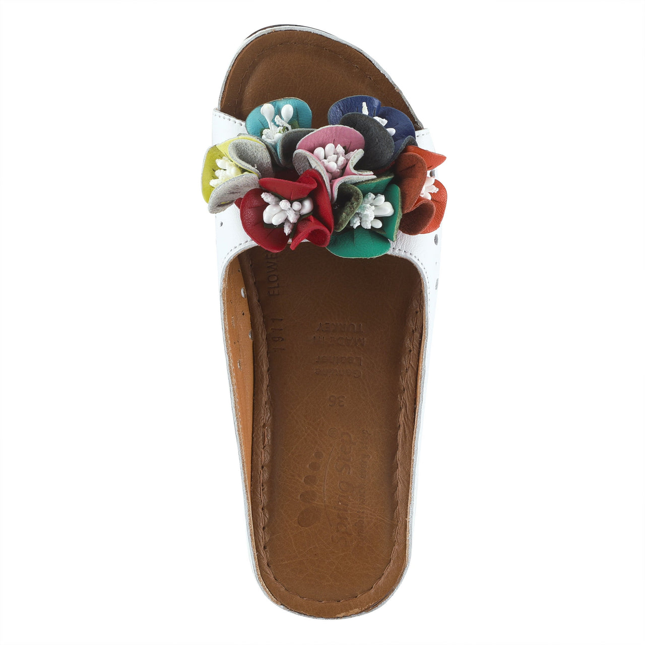 Buy Spring Step Flowerchild Women’s Leather Multi-Color Sandal - Sandals from Don’t Panic Shoes | Best Prices & Fast Shipping