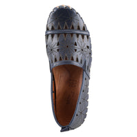 Thumbnail for Black leather Spring Step Fusaro loafer shoe with comfortable cushioned insole