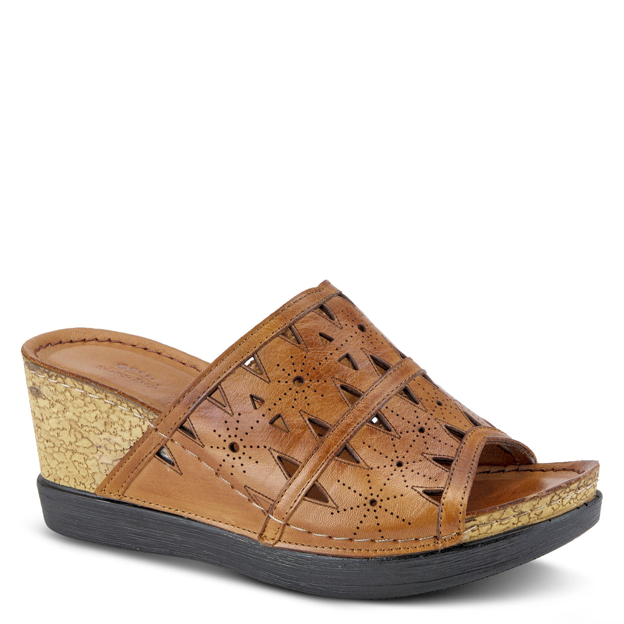 Buy Spring Step Fusawedge Sandal Women’s Leather Corksole 2.75" - Sandals from Don’t Panic Shoes | Best Prices & Fast Shipping