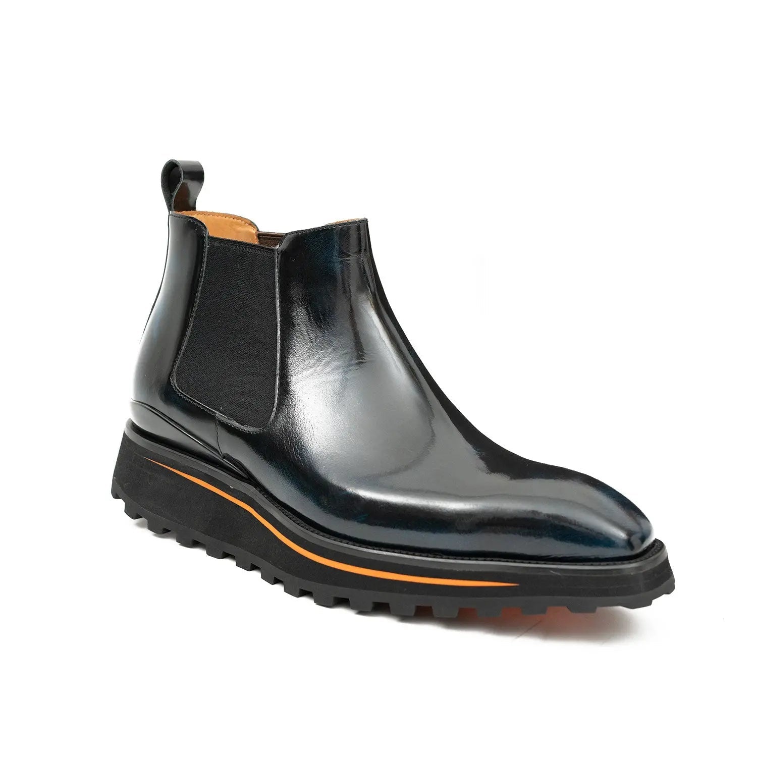 Premium Calf Leather Chelsea Boot Slip On Men's Leather 2898