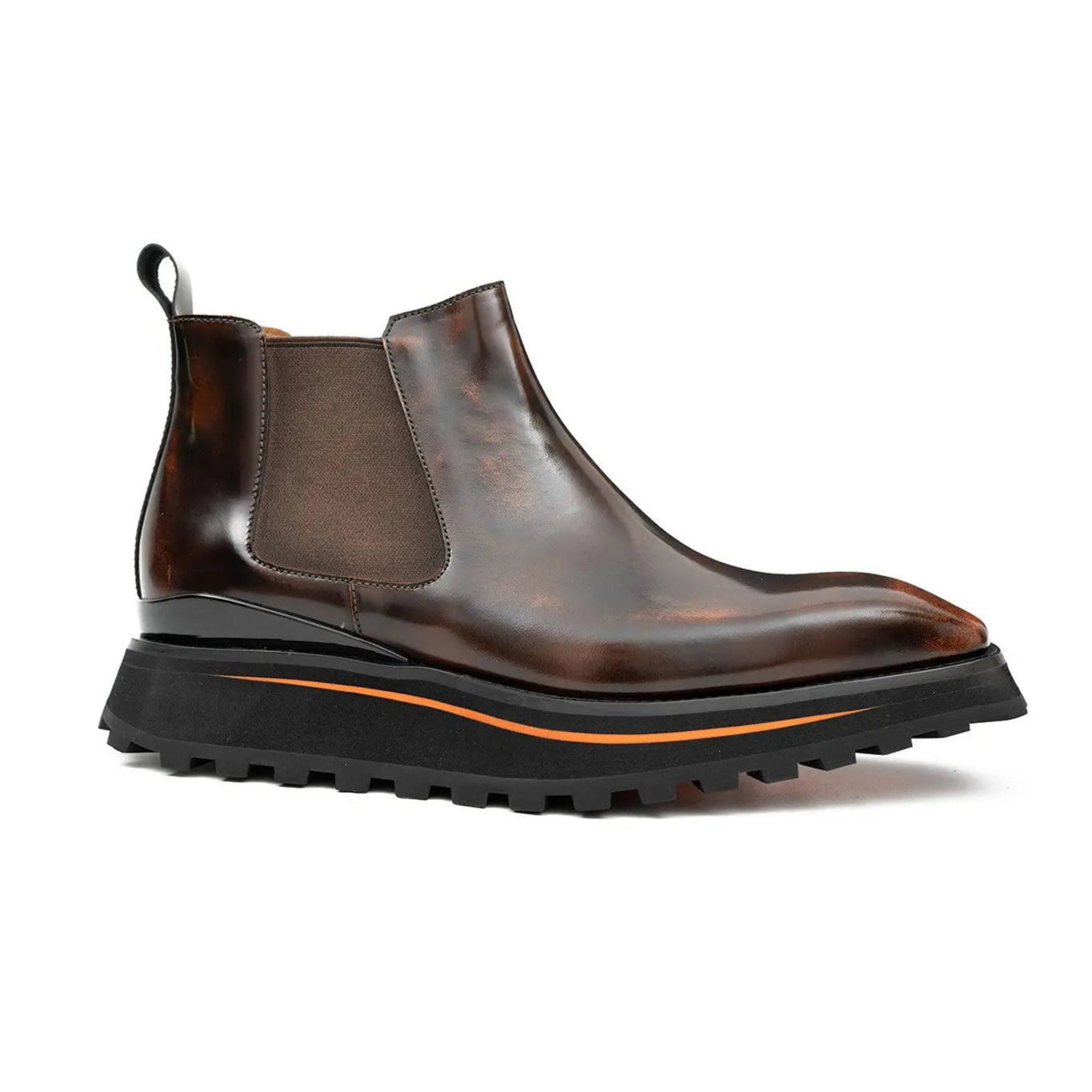Thick-Soled Chelsea Boot Men’s Calf Leather 2898KD