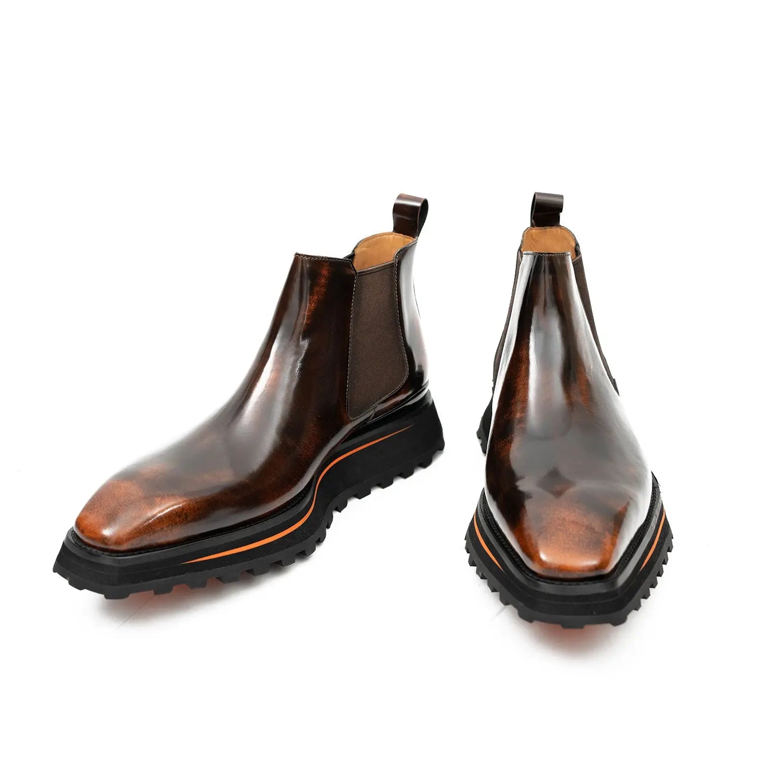 Thick-Soled Chelsea Boot Men’s Calf Leather 2898KD