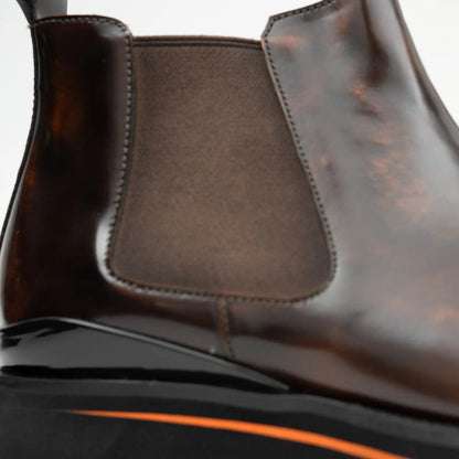 Thick-Soled Chelsea Boot Men’s Calf Leather 2898KD