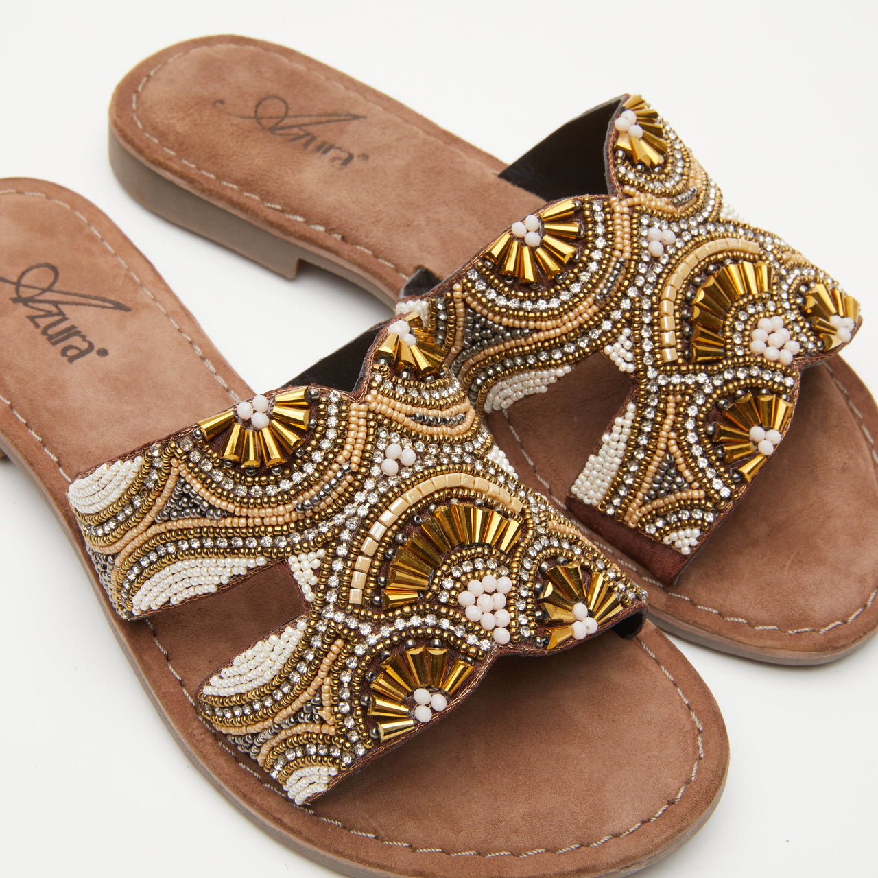 AZURA GEORGYS SLIDE SANDALS