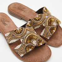 Thumbnail for AZURA GEORGYS SLIDE SANDALS