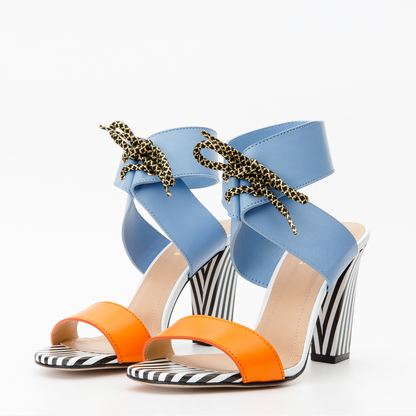 The Bloke Ankle Strap Multicolor Women Sandal