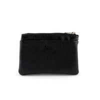 Thumbnail for  SPRING STEP Leather Wallet in stylish pewter with spacious interior and removable checkbook holder