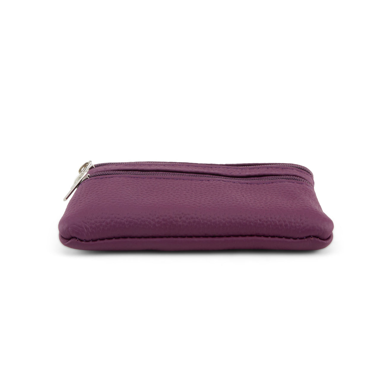  SPRING STEP Leather Wallet in rich burgundy with detachable crossbody strap and zippered coin pocket