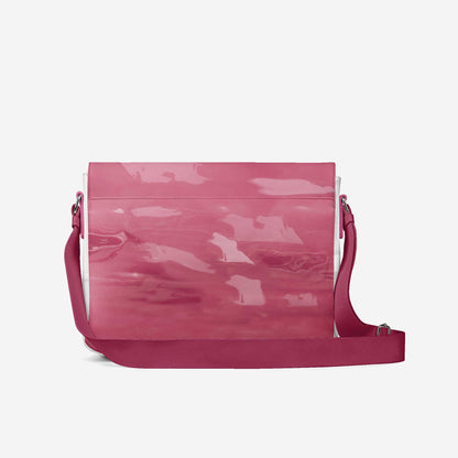 Glitter Pink Messenger Bag 16” | BYMANYC ® New York Glam Street Edition