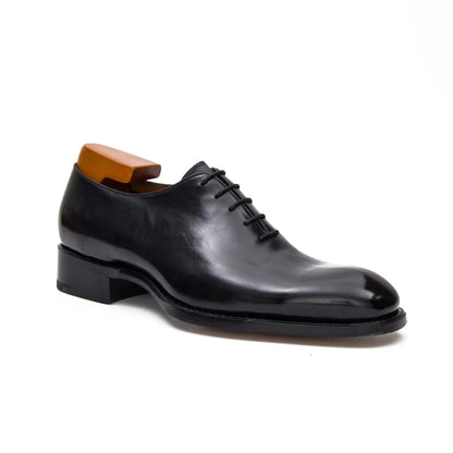 Seamless Goodyear Oxford Dress Shoes Men's Calf Leather Black