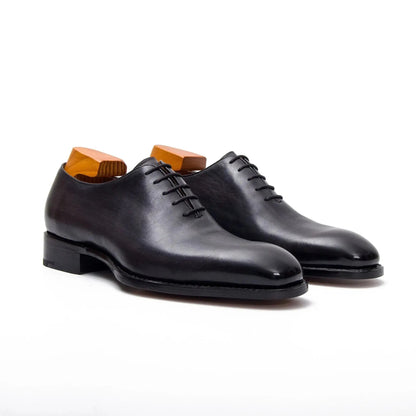 Lron Goodyear Oxford Dress Shoes Mens Calf Leather Gray