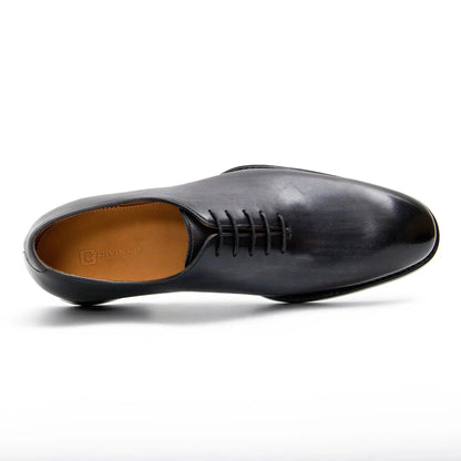 Lron Goodyear Oxford Dress Shoes Mens Calf Leather Gray