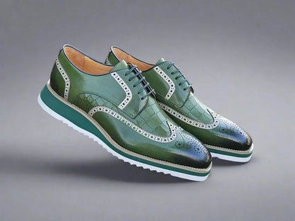 Carrucci Shoes Gorgeous Lace Up Oxford Men’s Leather KS51535