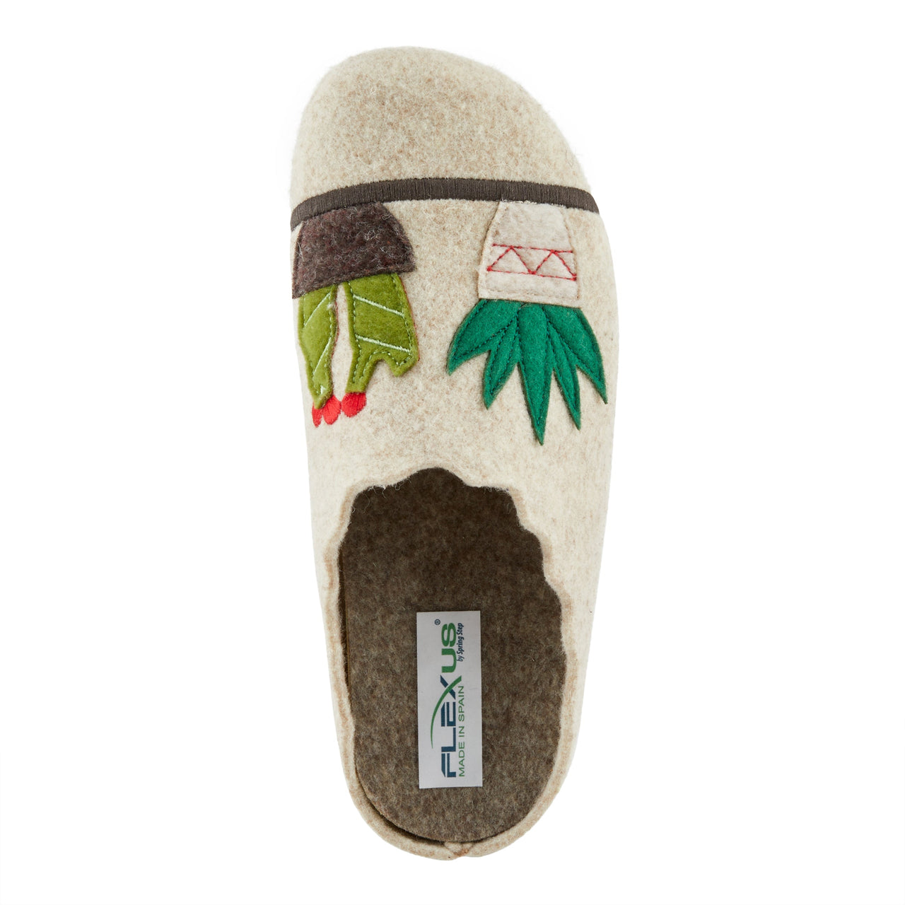  Plush and soft indoor FLEXUS HAPPYCACTUS SLIPPERS for women and men