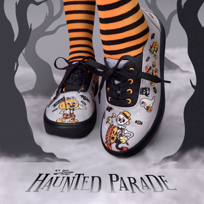 Chocolaticas Haunted Parade Casual Sneaker Fabric Gray