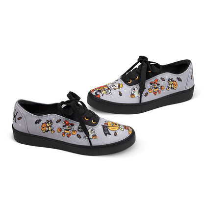 Chocolaticas Haunted Parade Casual Sneaker Fabric Gray