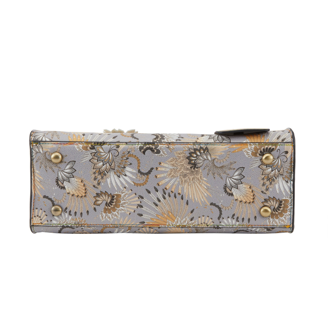 Stylish L'ARTISTE HB-POWER-GLITZ HANDBAGS in black with intricate floral embroidery