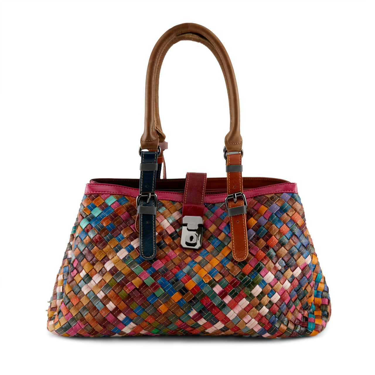 Buy L'Artiste Hb-Triweave Handbag Women'S Genuine Leather Multi-Color - Handbags from Don’t Panic Shoes | Best Prices & Fast Shipping