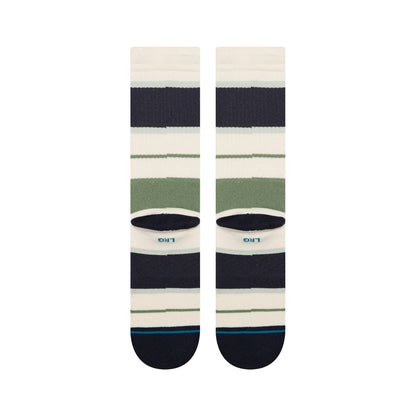 Stance Striped Delight Butter Blend Crew Socks - Canvas