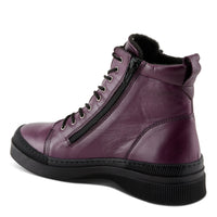 Thumbnail for Black leather lace-up ankle boots with chunky heel from Spring Step Hoylein collection for women's fashion